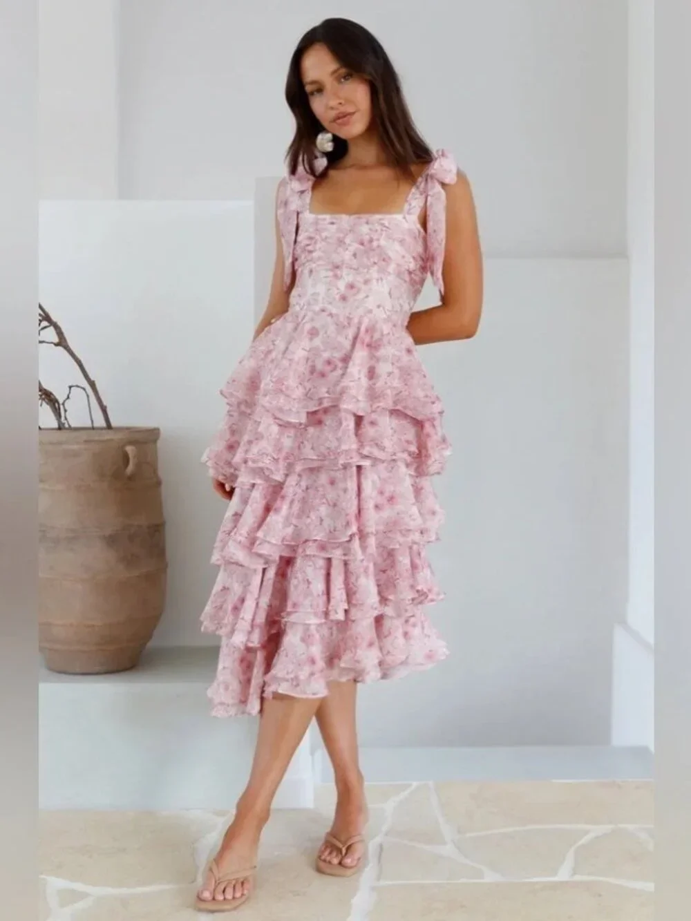 Poetry At Dawn Midi Dress